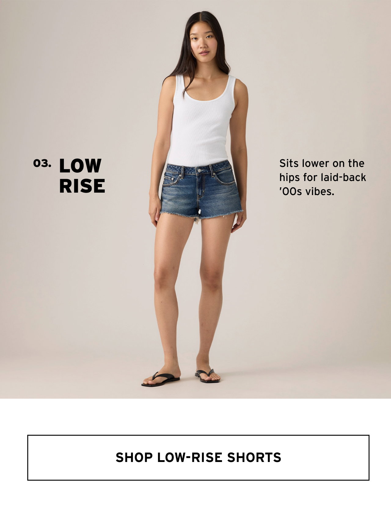 SHOP LOW-RISE SHORTS