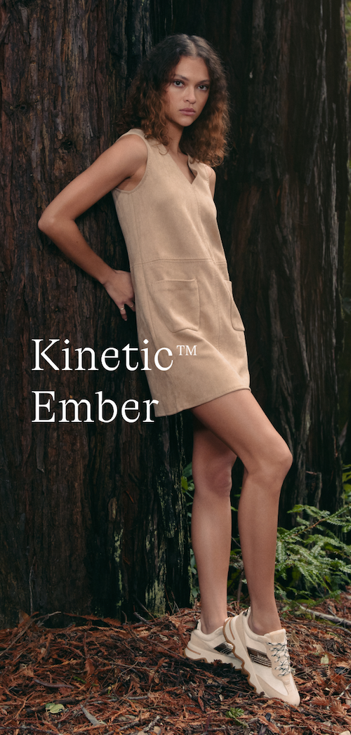 Kinetic™ Ember Women's Sneaker photographed on model