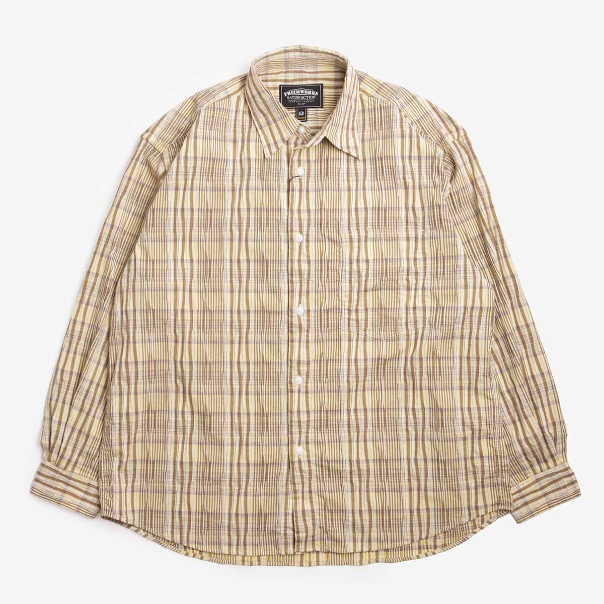 FrizmWORKS Gathered Check Shirt at Urban Industry Store 