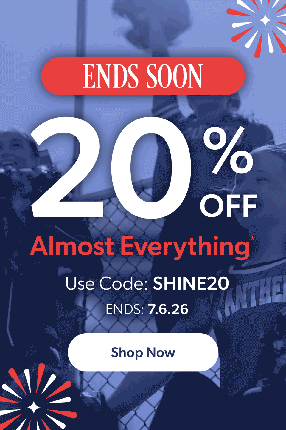 20% OFF Almost Everything
