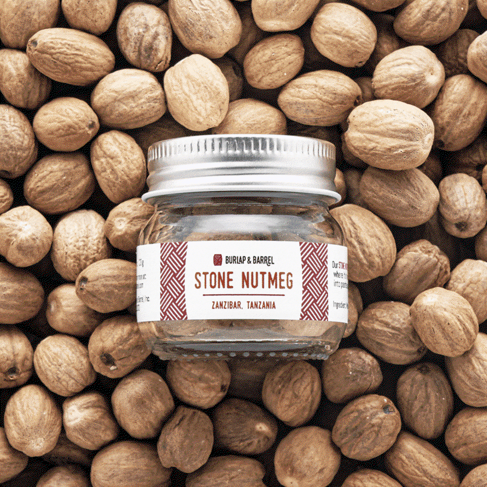 Whole Stone Nutmeg Jar from Burlap & Barrel