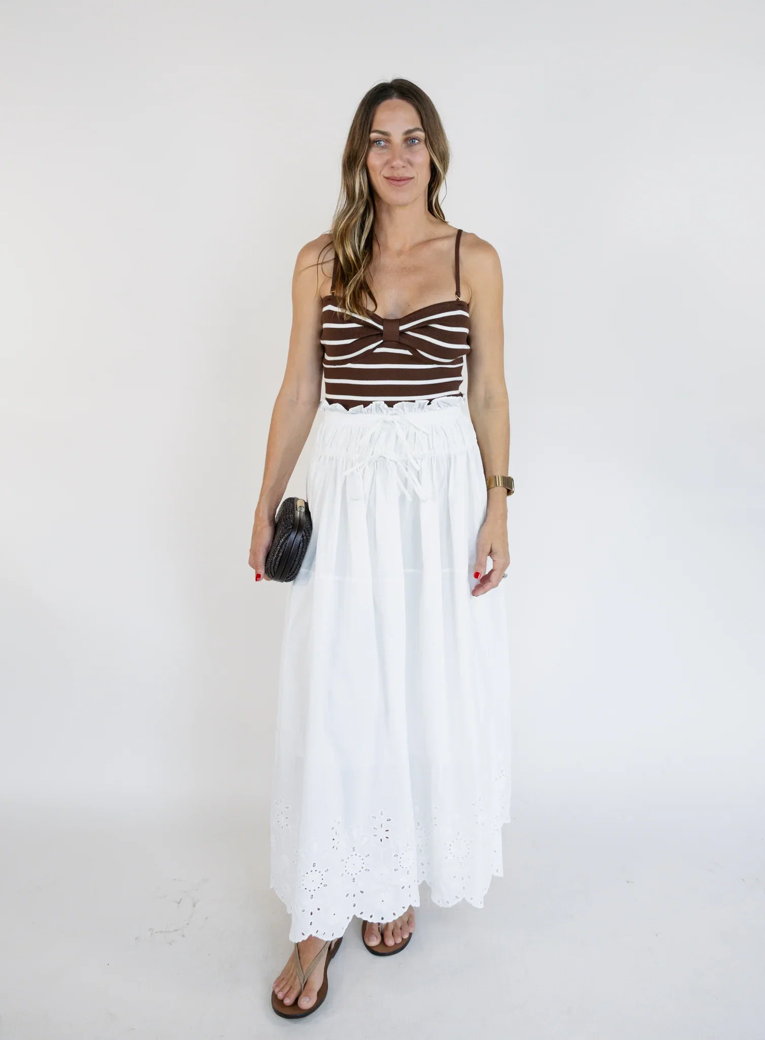 Veronica Eyelet Skirt