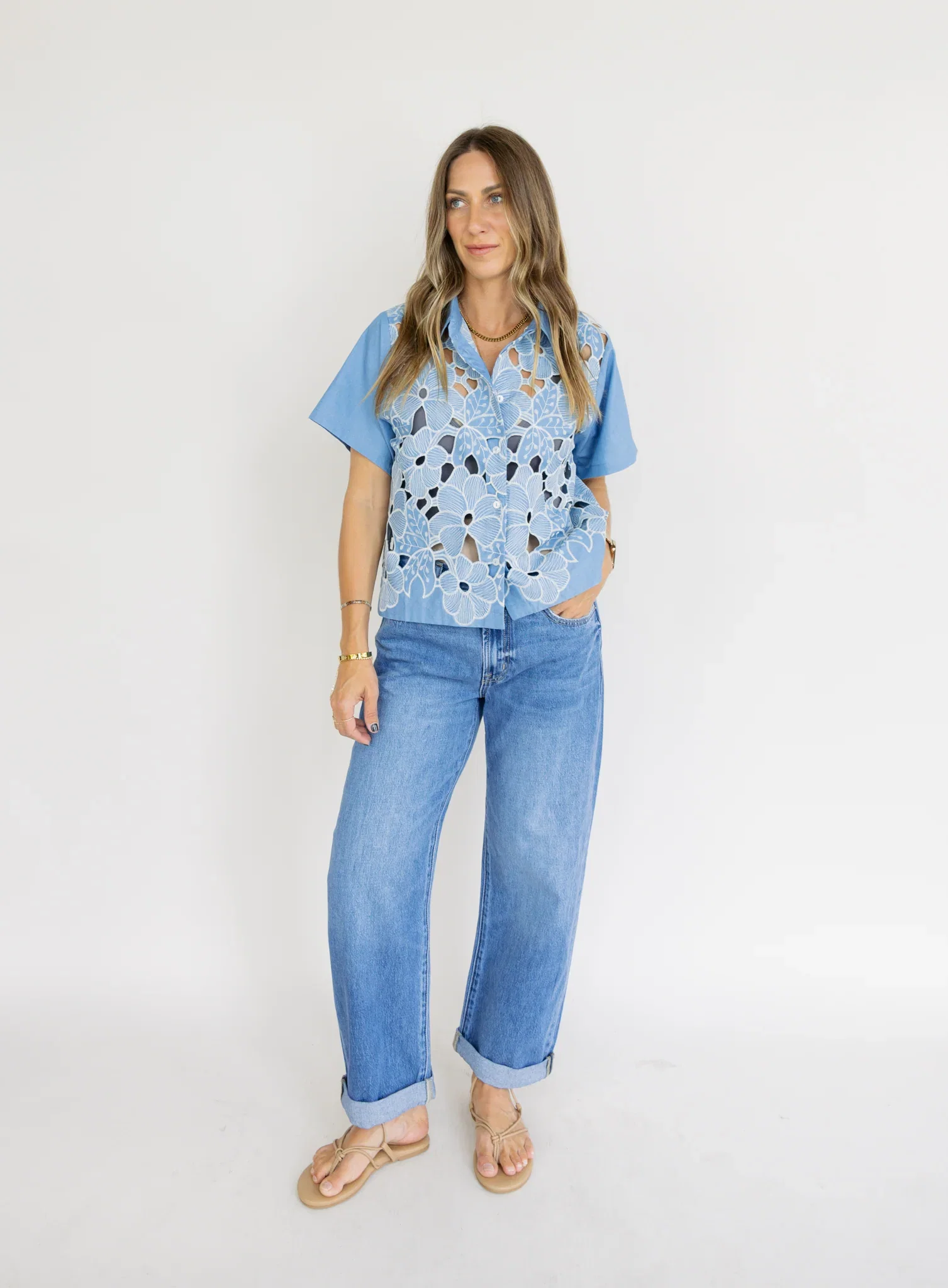 Florence Eyelet Top