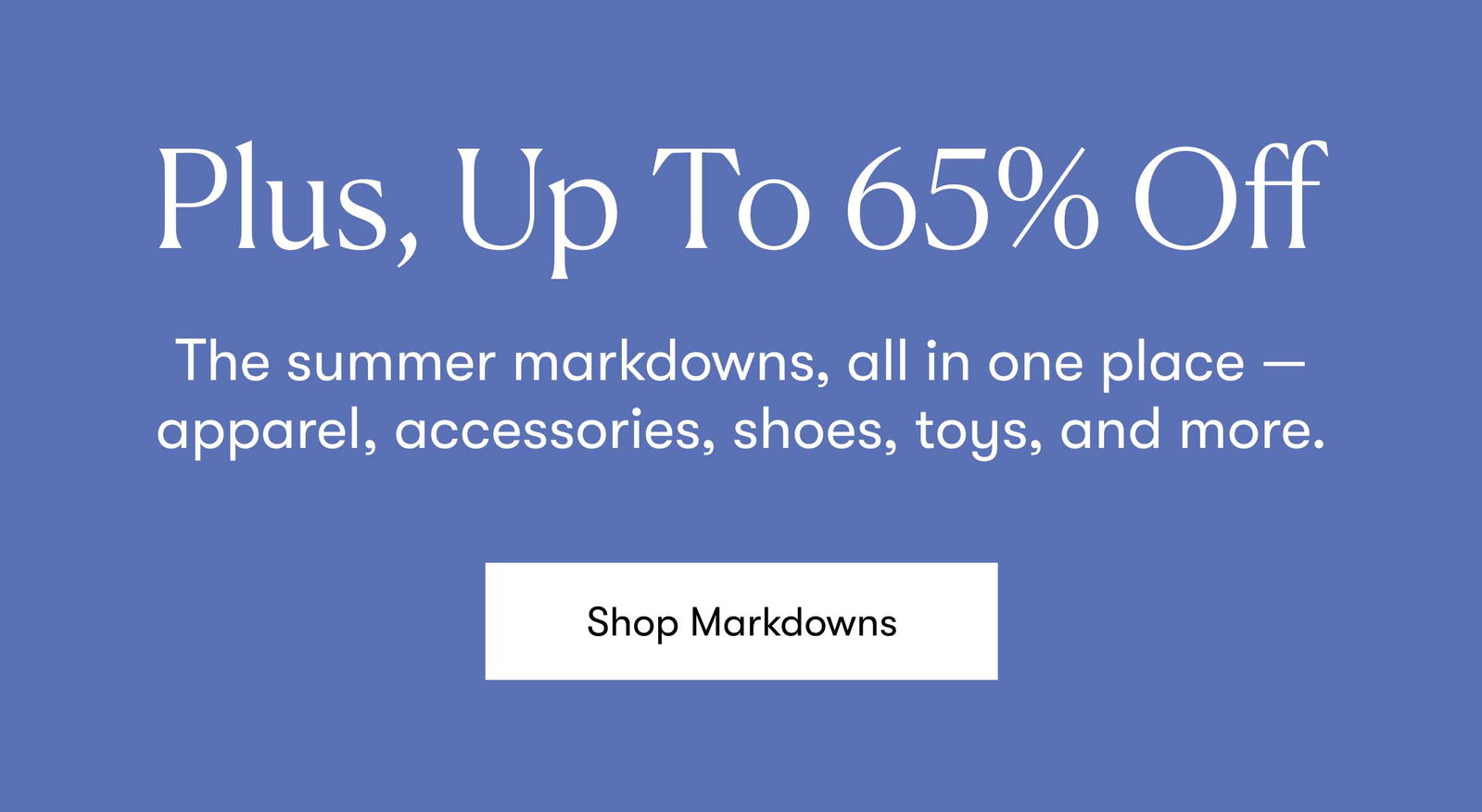 Plus, Up To 65% off