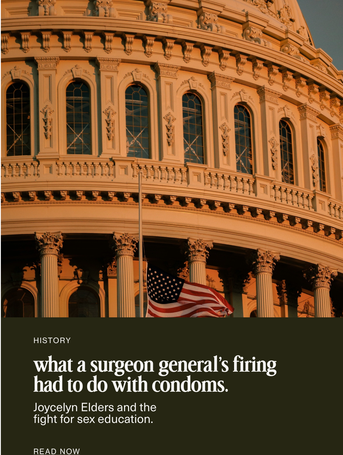 Culture | what a surgeon general’s firing had to do with condoms. | Joycelyn Elders and the fight for sex education. | READ NOW