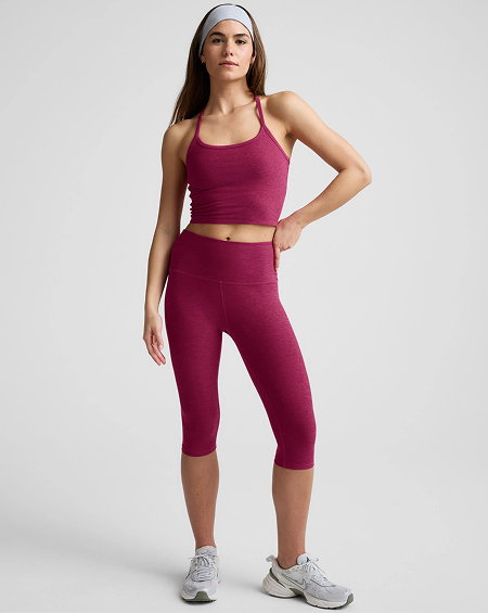 Spacedye™ Pedal Pusher High Waisted Legging