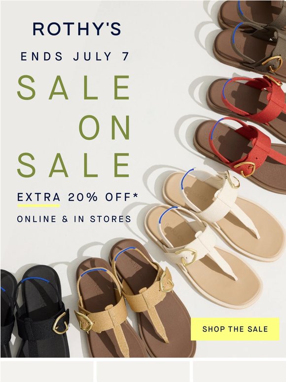 One last sandal hurrah.