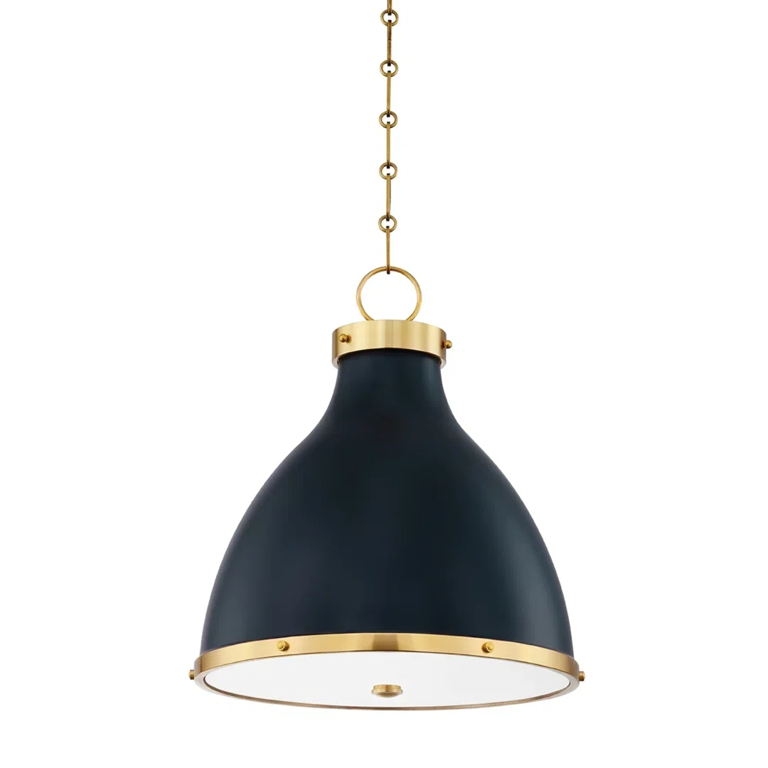Painted No. 3 2 Light Small Pendant By Mark D. Sikes