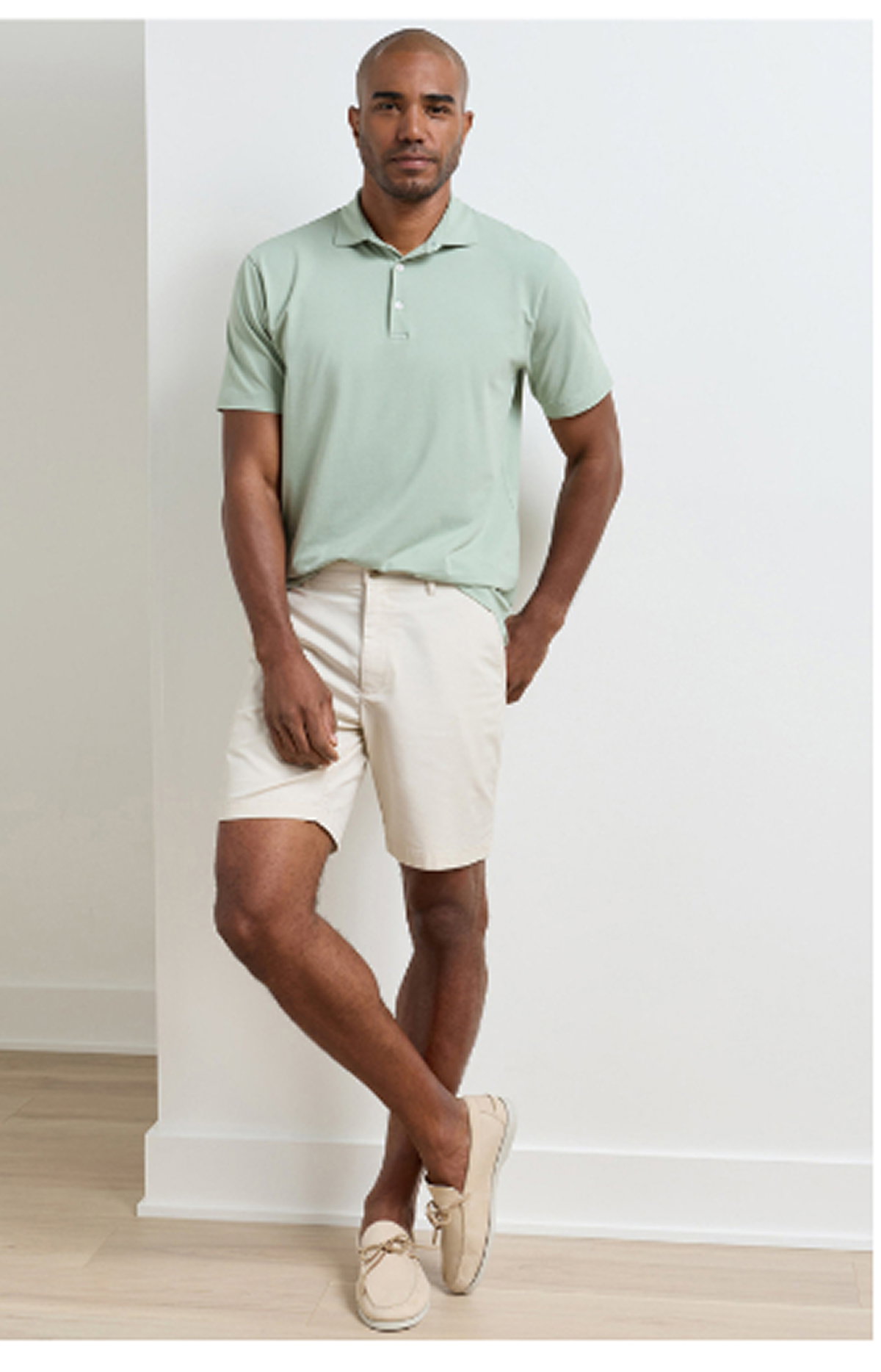 Plain weave fabric looks and feels traditional, with stretch for comfort and a special wash for softness. Shop Now