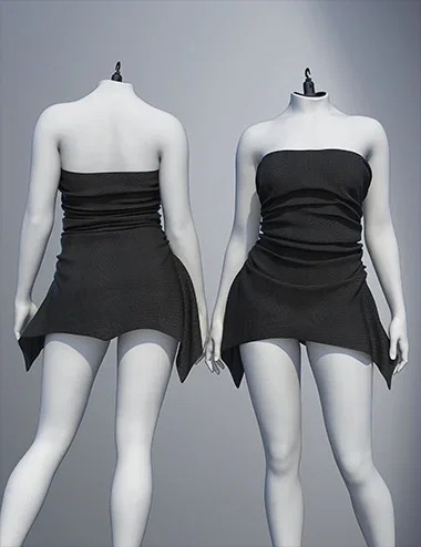 dForce SU Everyday Strapless Dress for Genesis 9