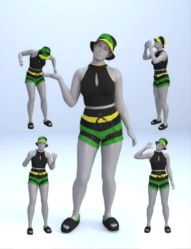 TIN Social Interactions Animations Pack for Genesis 9
