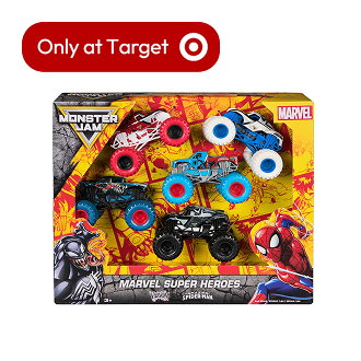 Monster Jam 1:64 Marvel Spider-Man Theme 5-Pack