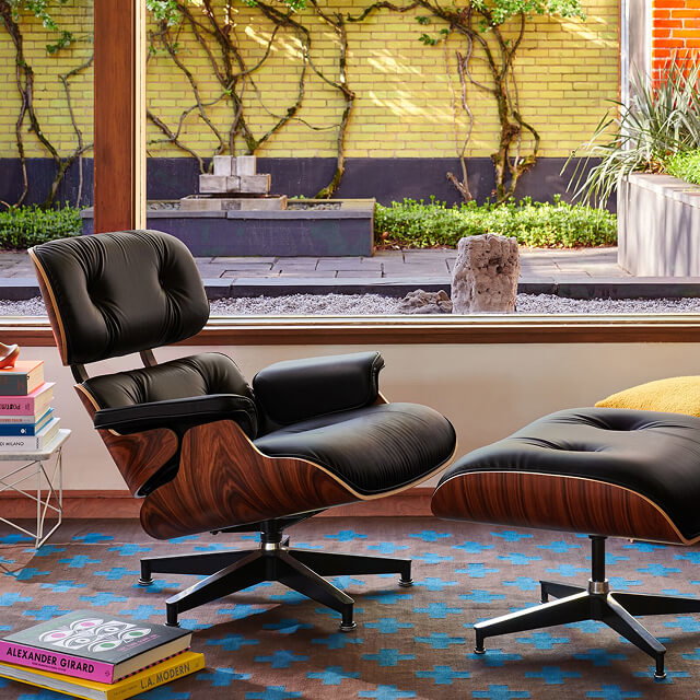 View Eames Lounge Chair and Ottoman