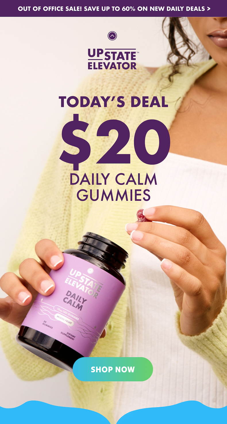 Daily Calm Gummy only $20