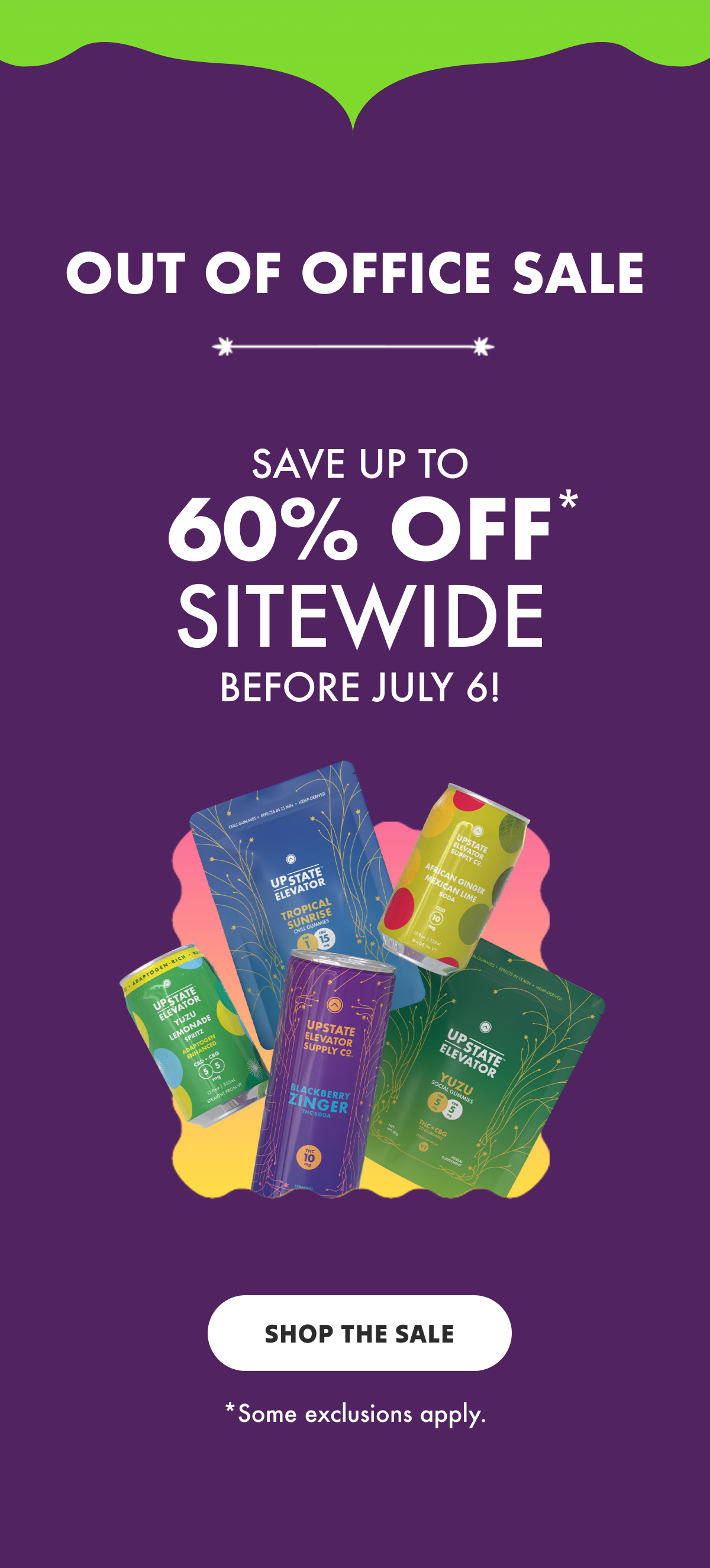 Up to 60% Off* Sitewide