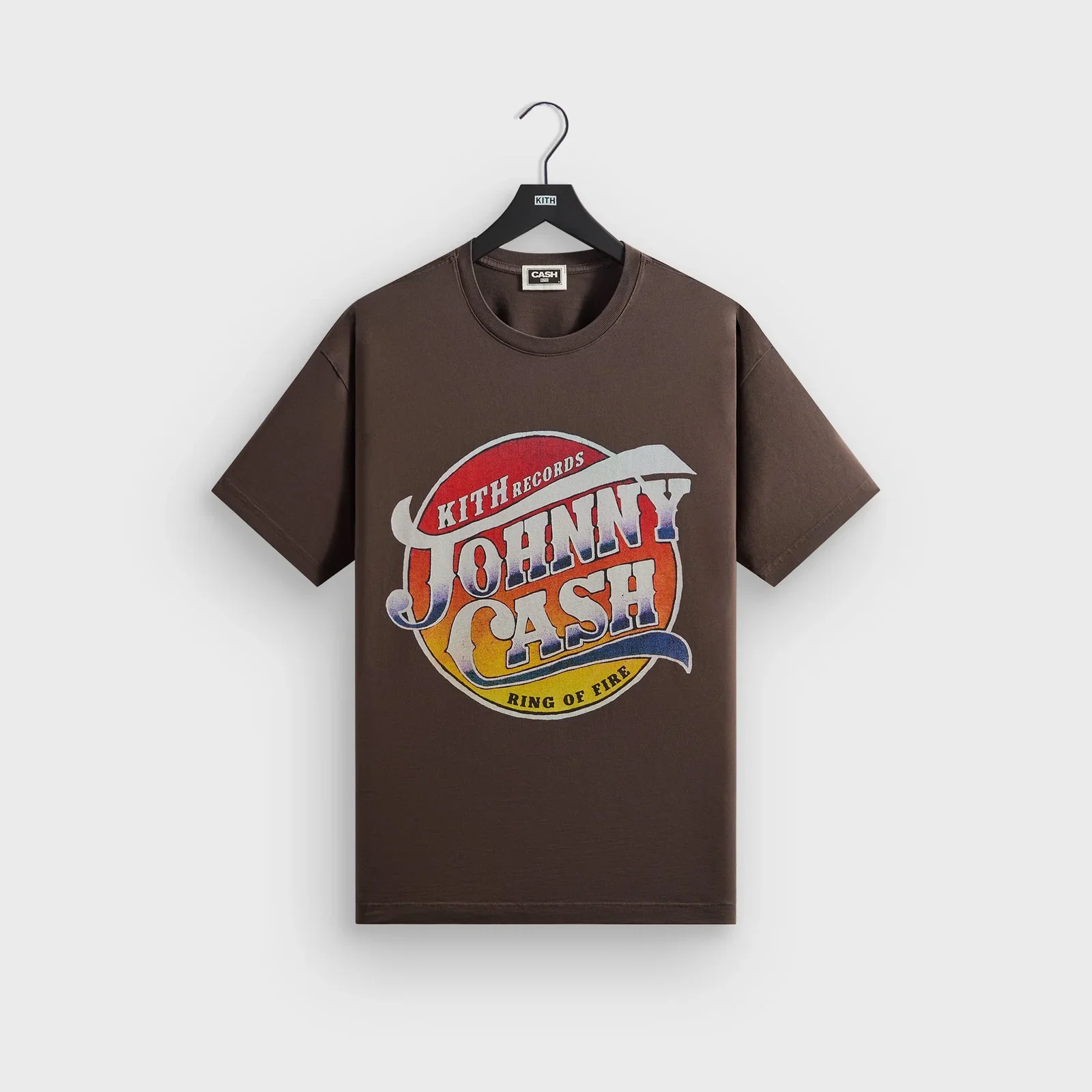 Image of Kith Records for Johnny Cash Ring of Fire Vintage Tee - Hickory