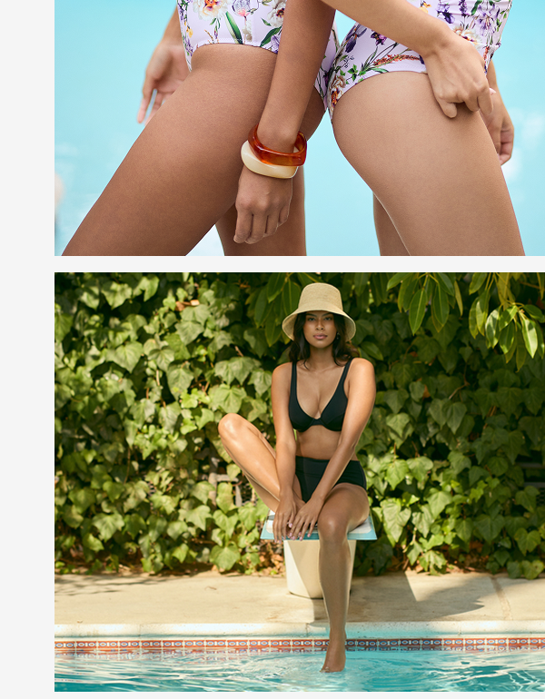 Swim triangle bralette 