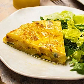 Potato and Zucchini Spanish Tortilla