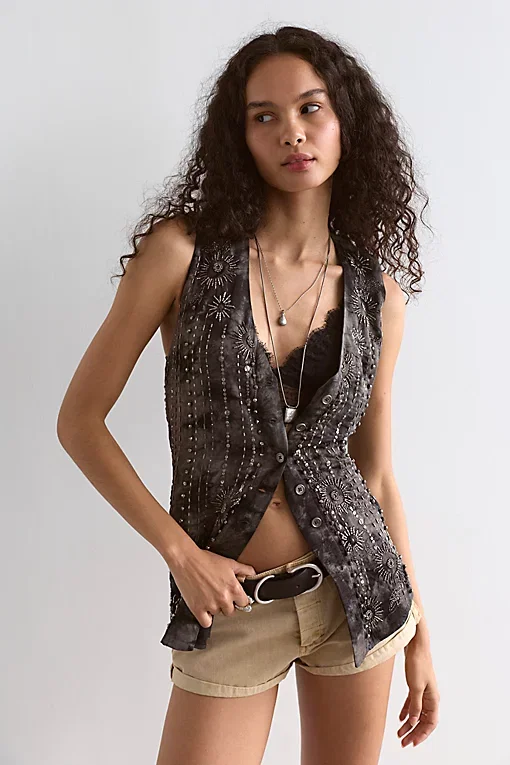 Arden Embellished Vest