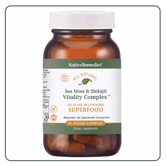 Native Remedies® Sea Moss & Shilajit Vitality Complex™