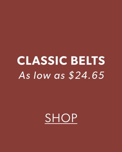 Shop Classic Belts