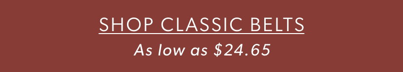 Shop Classic Belts