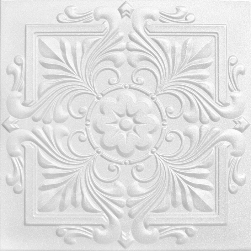 Image of Victorian 20 in x 20 in Glue-up Styrofoam Ceiling Tile Pack - #R14