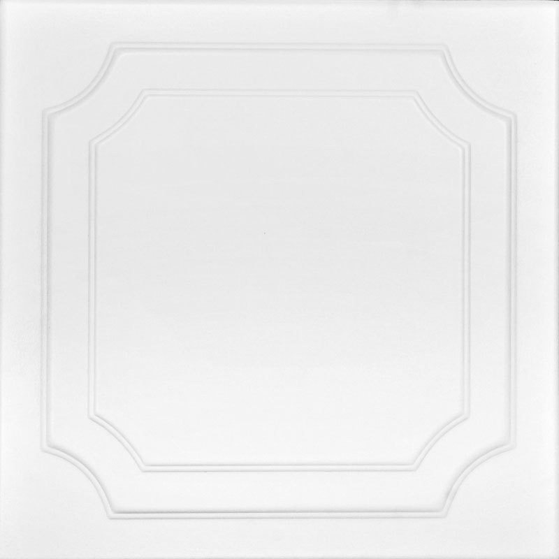 Image of The Virginian 20 in x 20 in Glue-up Styrofoam Ceiling Tile Pack - #R08