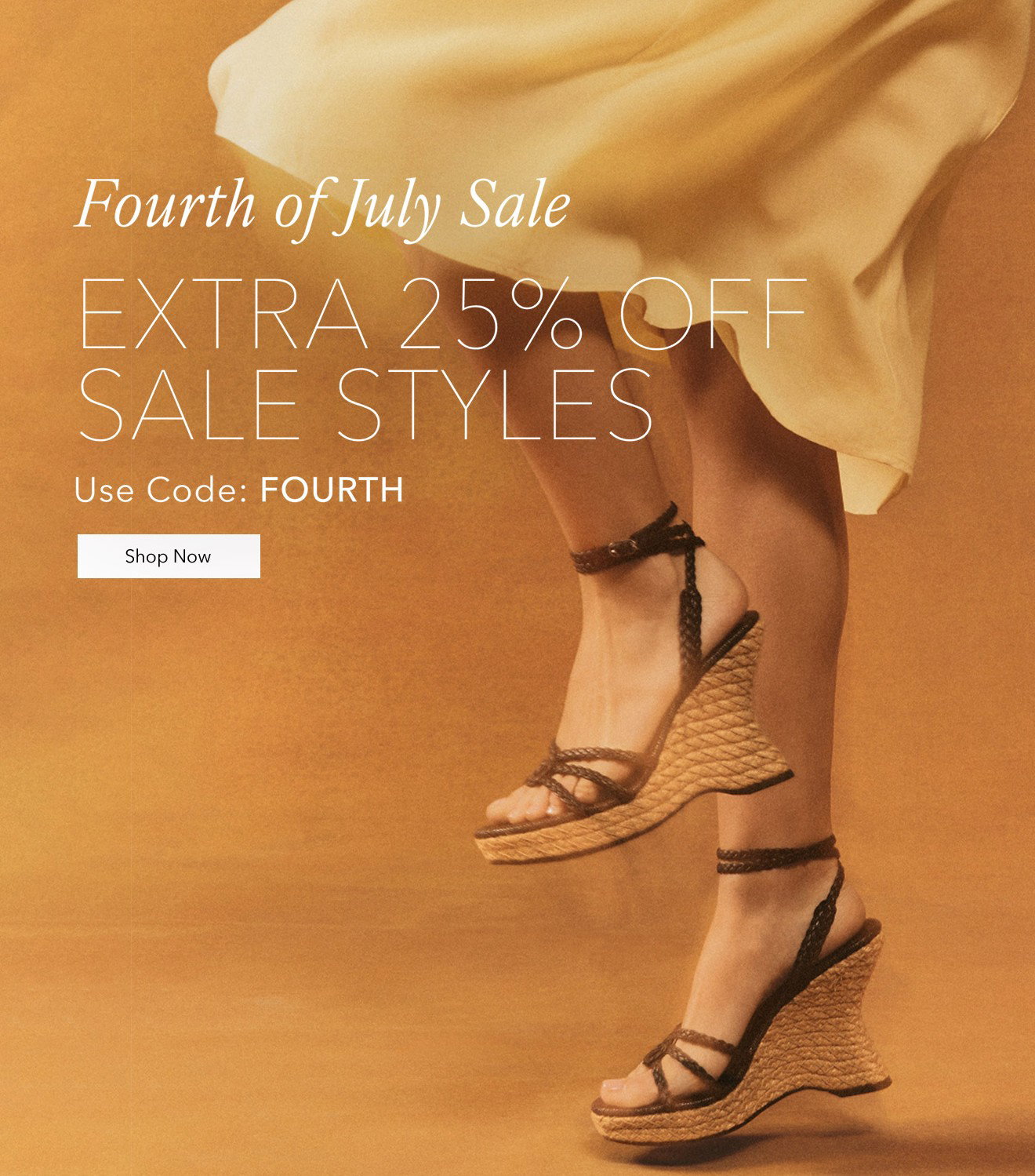 Shop Now | Fourth of July Sale | Extra 25% Off Sale Styles