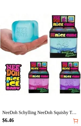 NeeDoh Schylling NeeDoh Squishy Toys Sploot Splatplat Stress Relief Toy, Ultra Soft Slow Rebound Squeeze Ball, Desk Anxiety Relief Handheld Toy