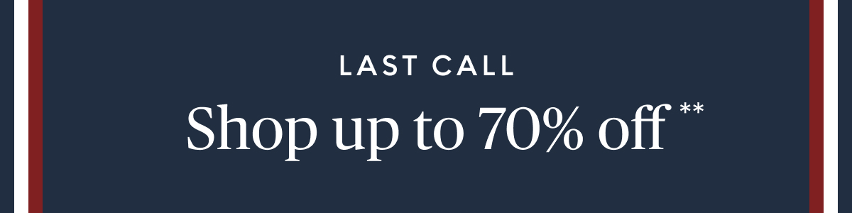 Stars & Stripes Sale up to 70% off