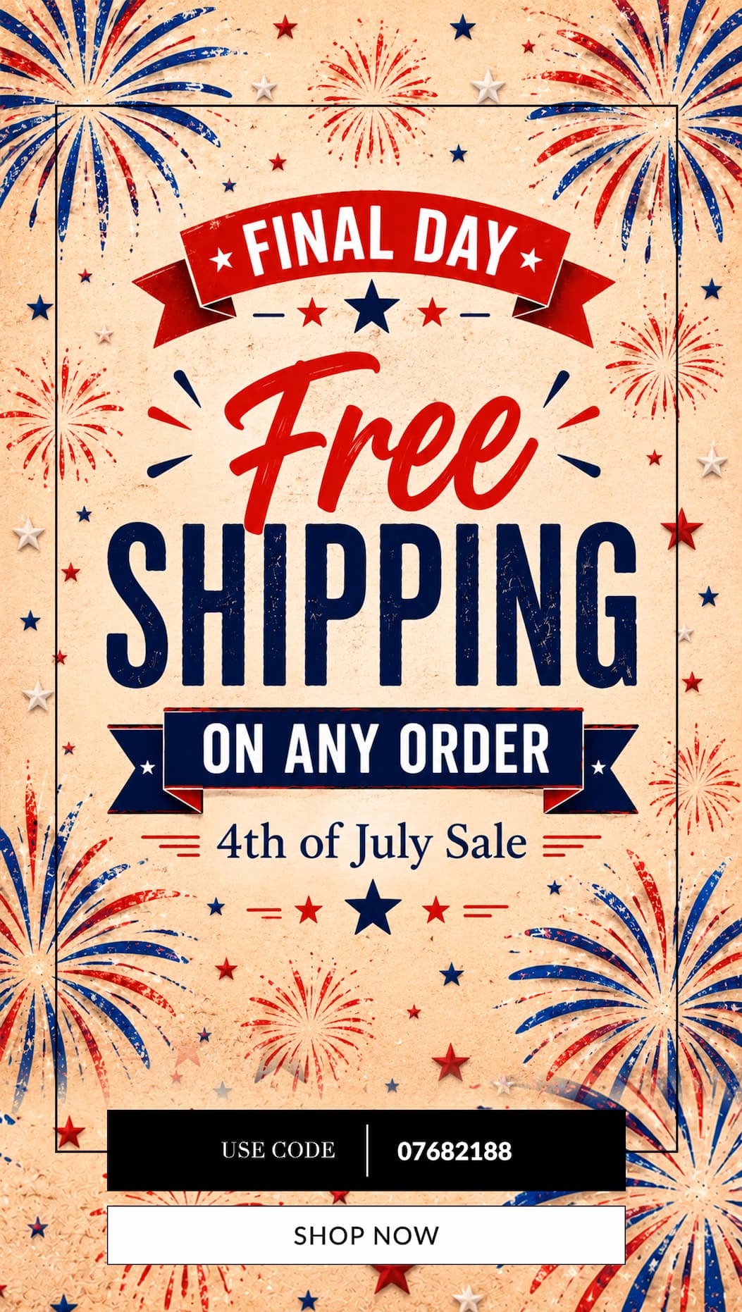 Free shipping on any order