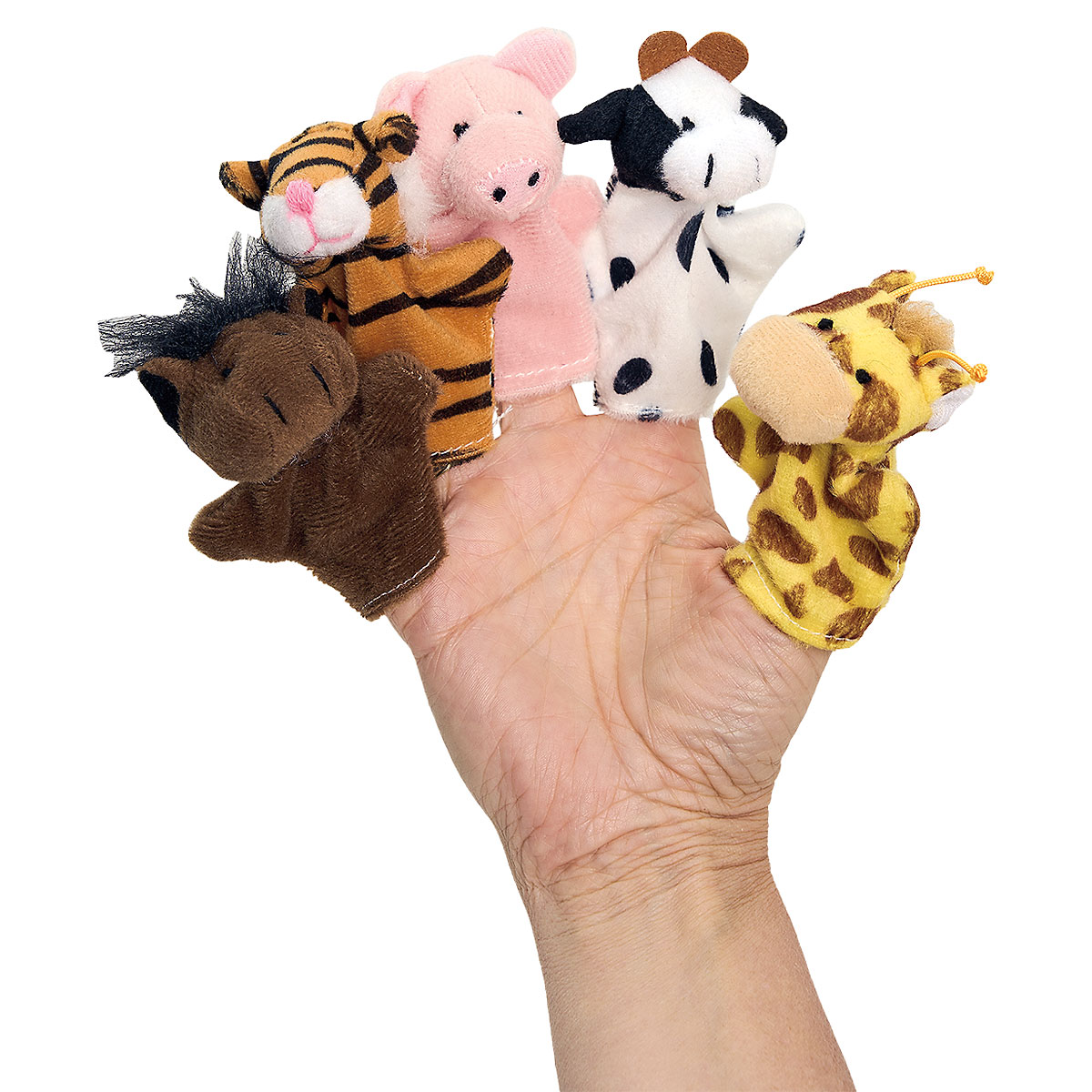 Image of Jungle & Farm Friends Finger Puppet