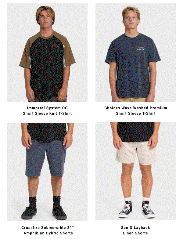 Mix + Match Tees + Shorts
