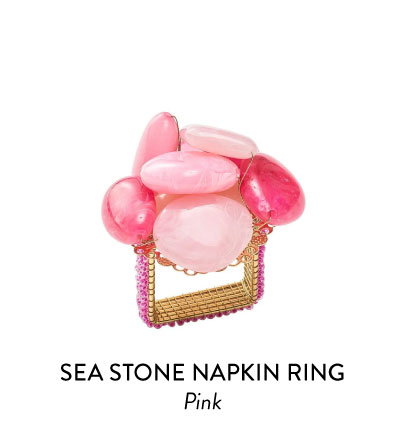 Sea Stone Napkin Ring