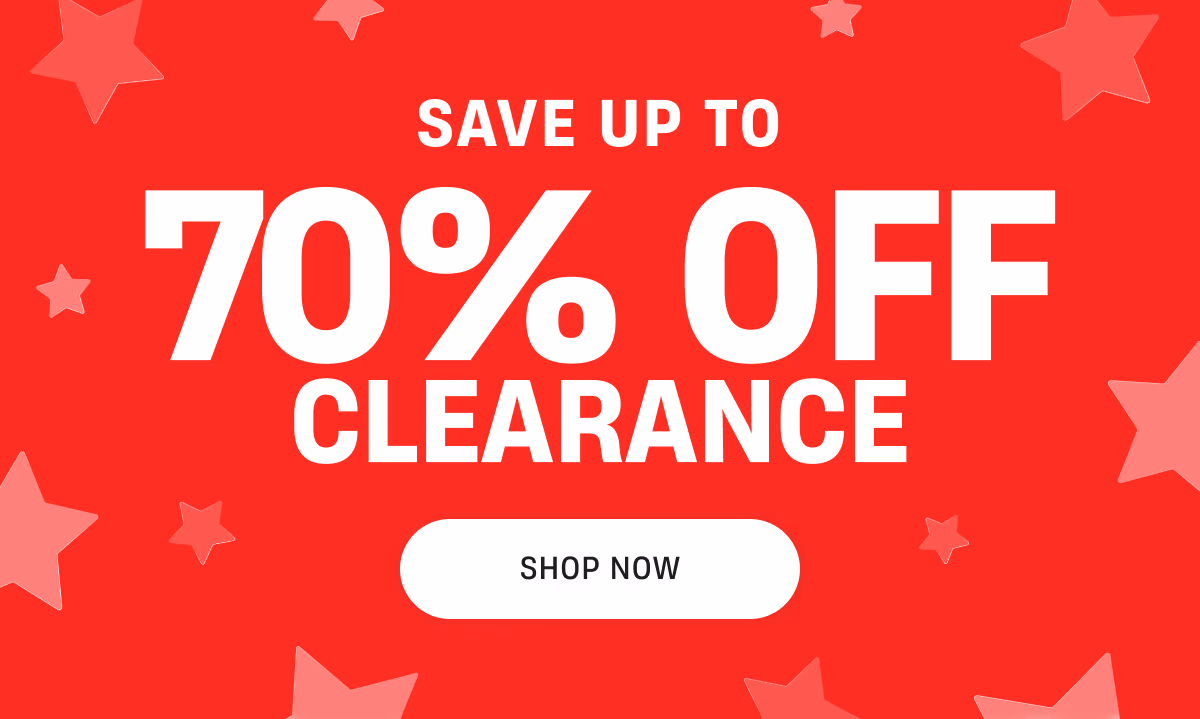 Save up to 70% Off Clearance | Shop Now