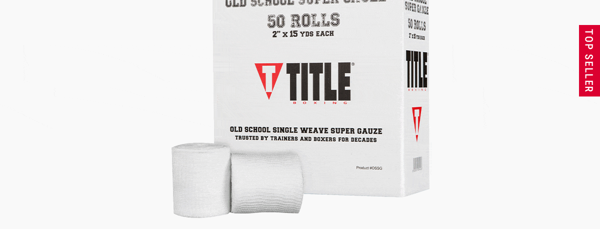 SHOP TITLE BOXING OLD SCHOOL SUPER GAUZE (50 ROLLS)