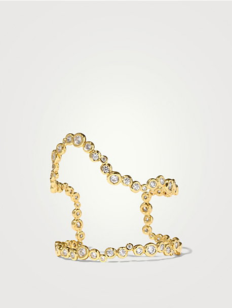 Asterales Open Wave Cuff Bracelet