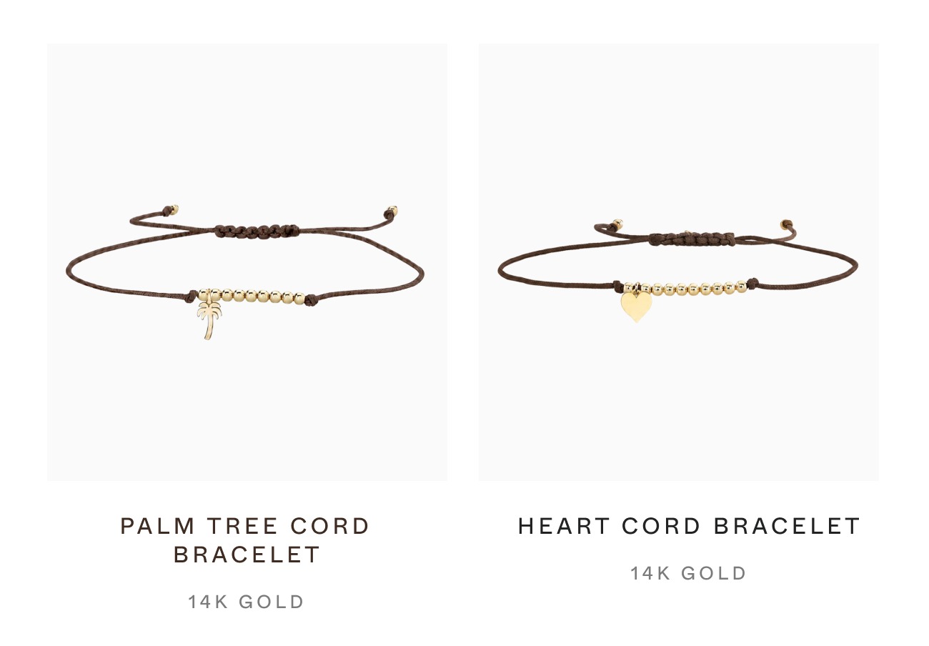 Sydney Evan Cord Bracelet Collection