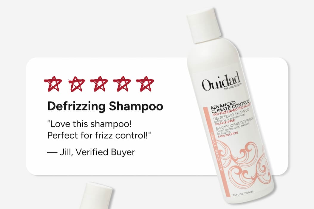 Defrizzing Shampoo  "Love this shampoo!  Perfect for frizz control!"  — Jill, Verified Buyer
