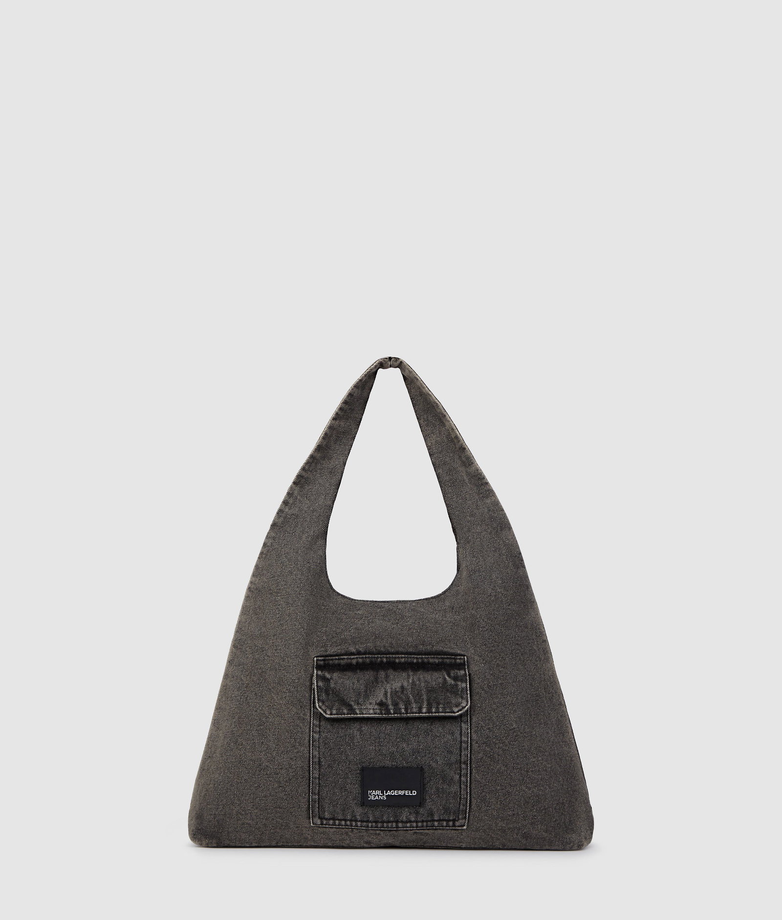 Image of Denim hobo shopper
