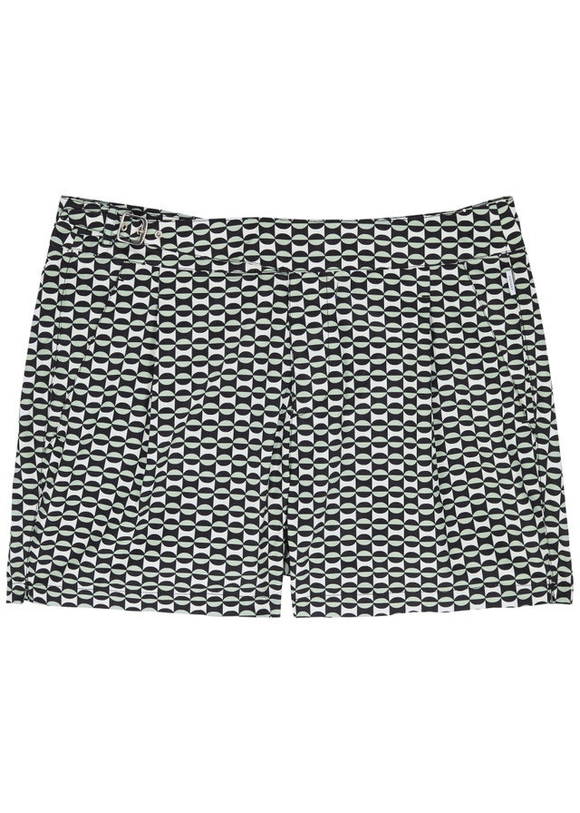 GUSARI The London printed shell swim shorts