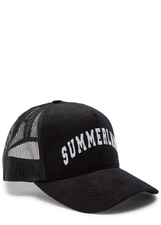 NAHMIAS Summerland corduroy and mesh cap