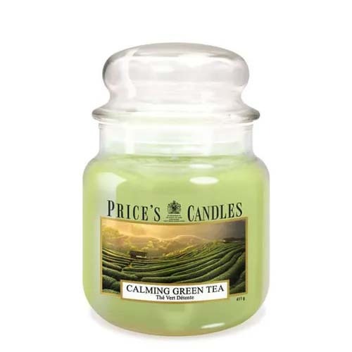 Image of Prices Candles Medium Jar Calming Green Tea