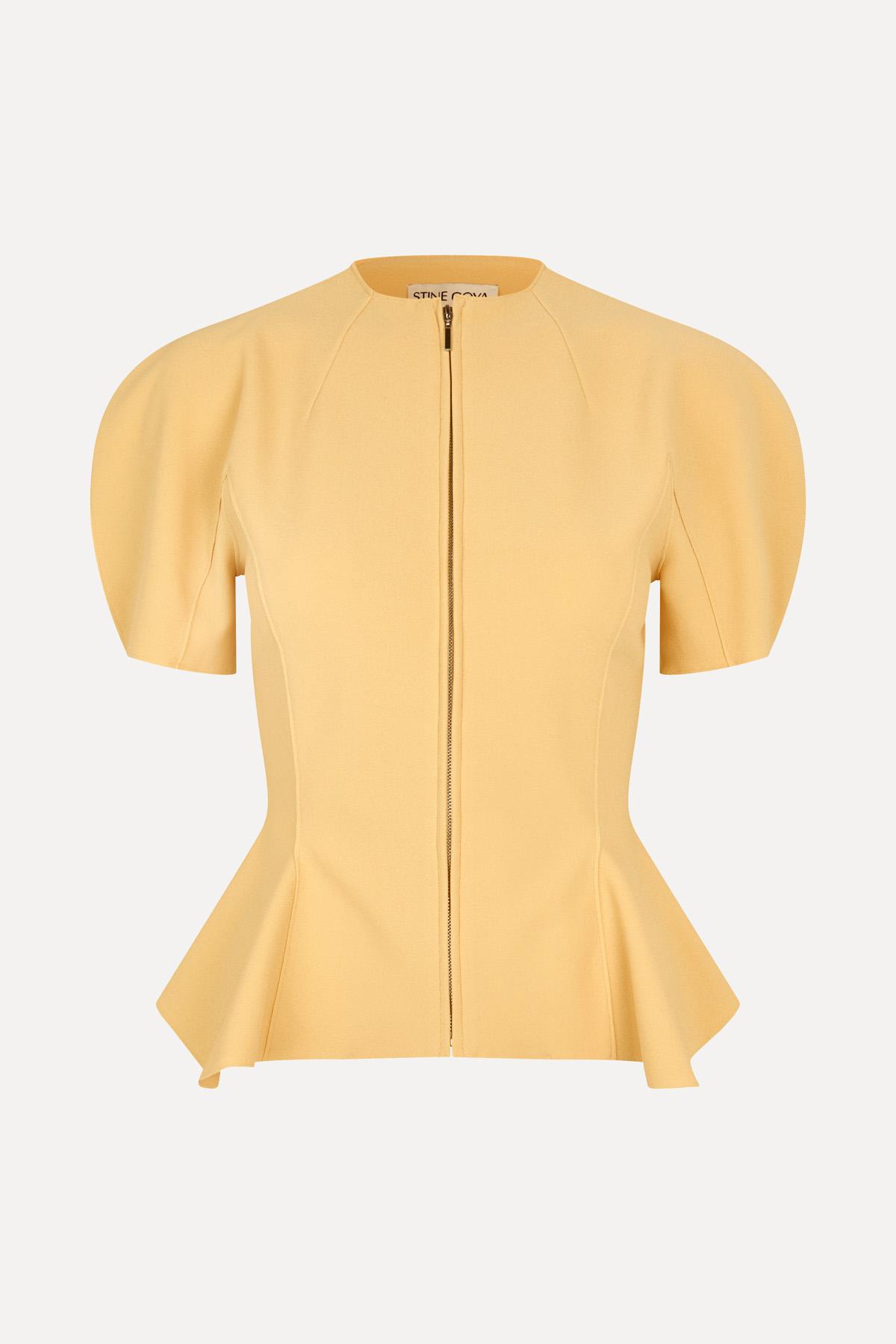 High-Neck Zip Top - Sunlight