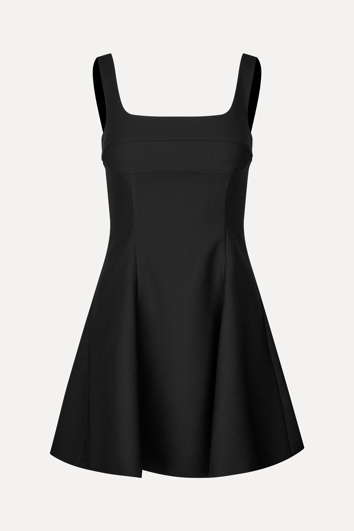 Corset Mini Dress - Black