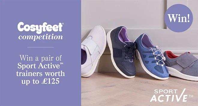 Cosyfeet competition - Win a pair of Sport Active™ trainers worth up to £125