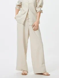 Linen Blend Easy Pants