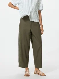 Linen Cotton Tapered Pants