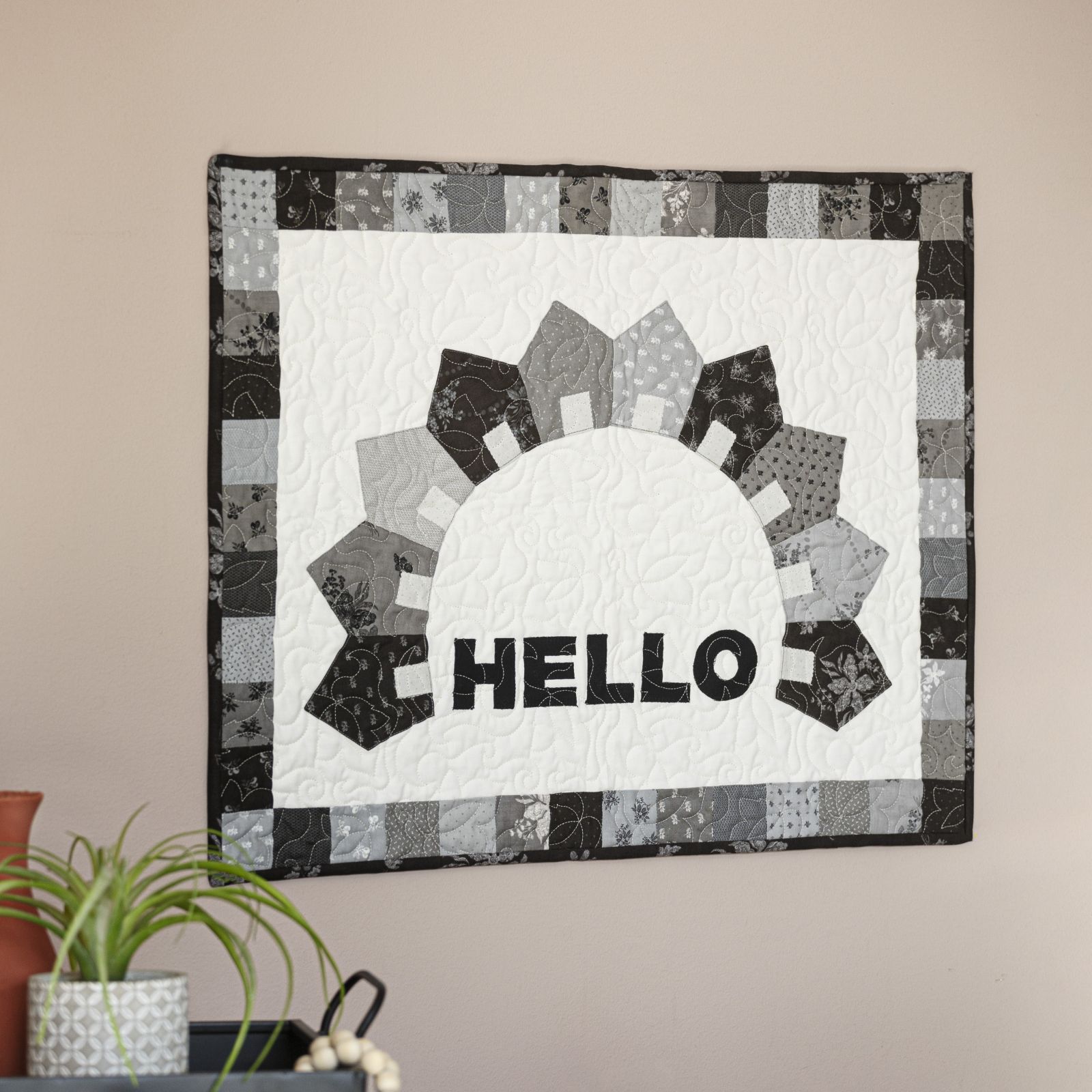 Hello Wall Hanging Pattern by Missouri Star